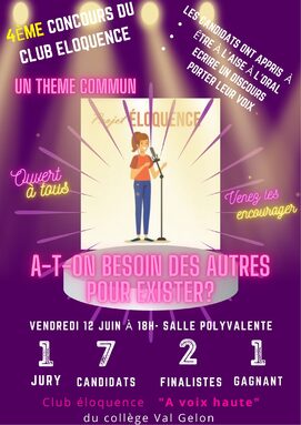 Affiche du concours 2026